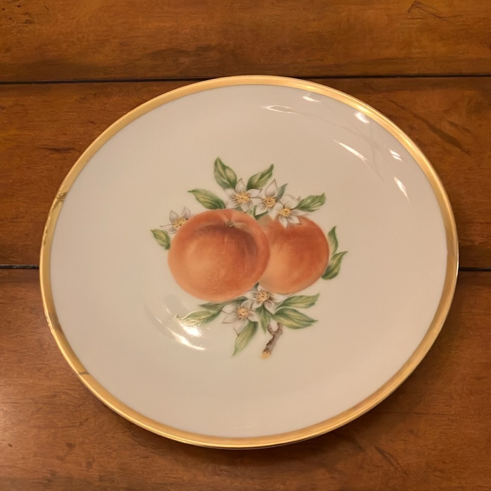 Peach Fruit Plate